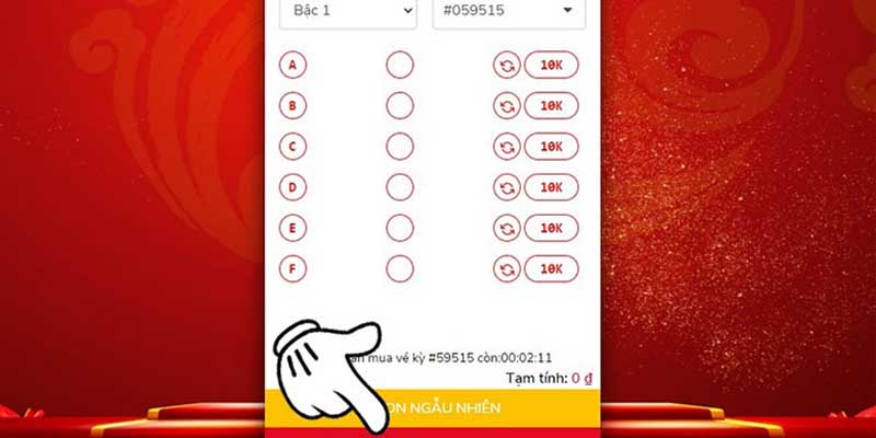 Các bước tham gia chơi tại kênh Mega 6/45